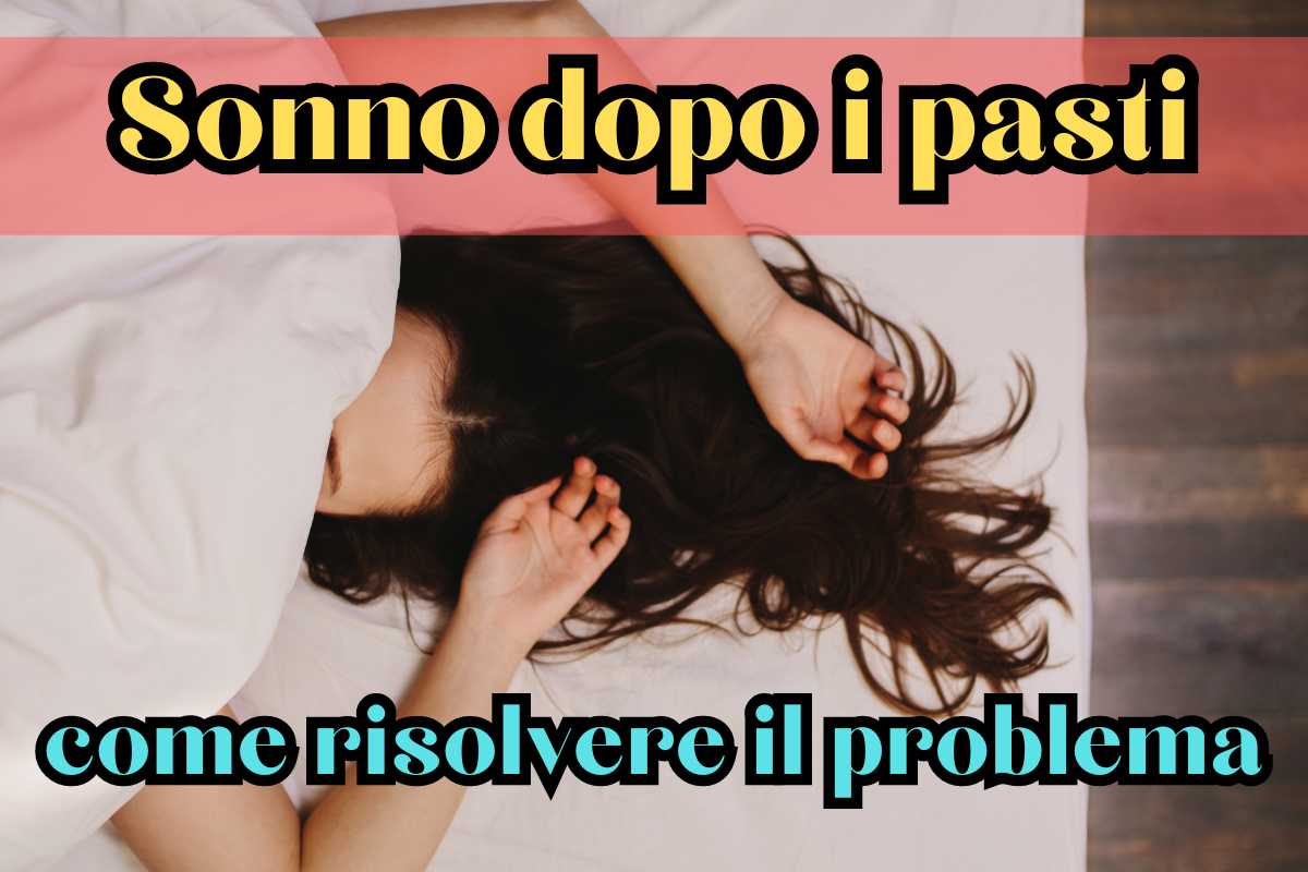 sonno dopo pranzo come risolvere