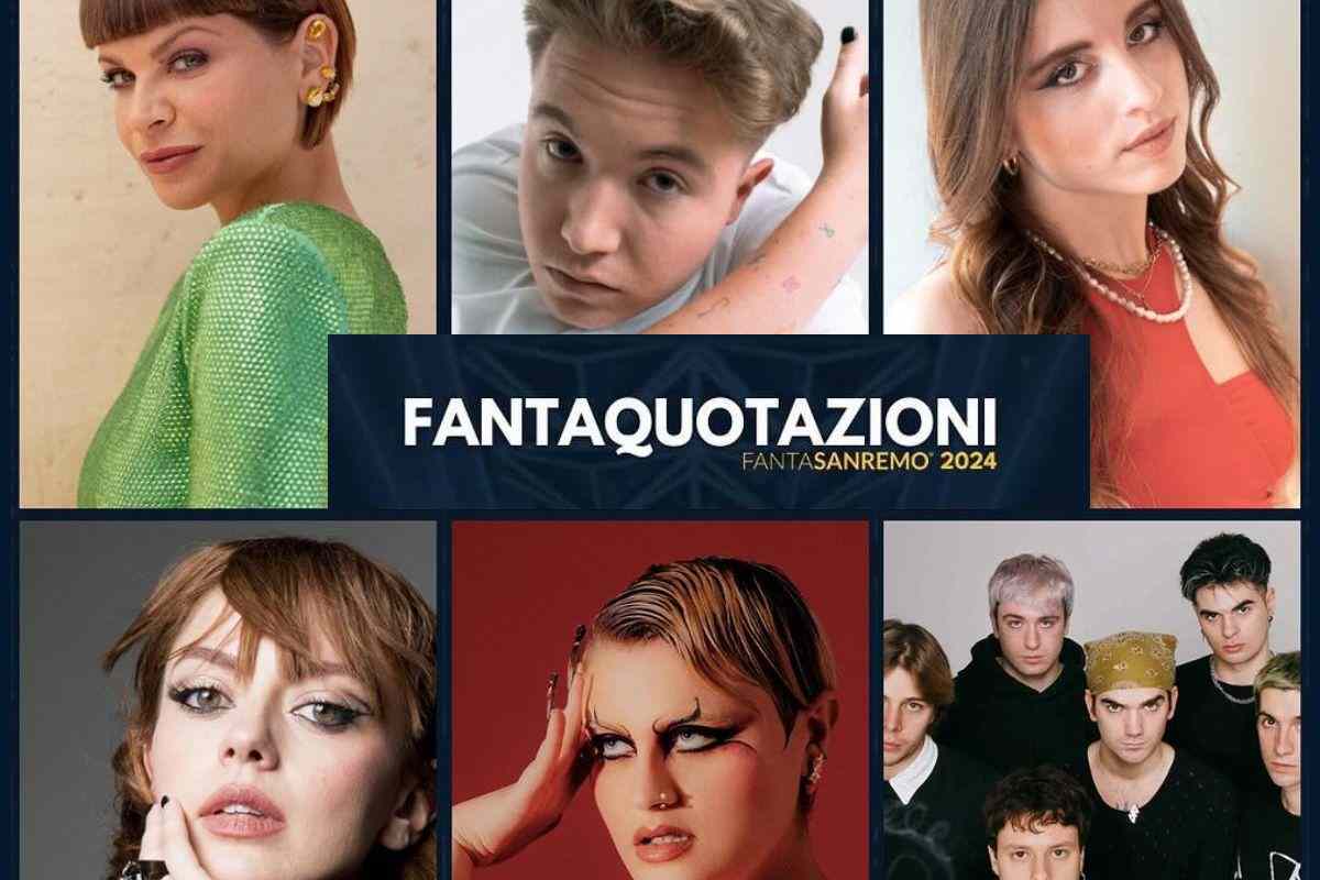 Fantasanremo 2024 baudi quotazioni