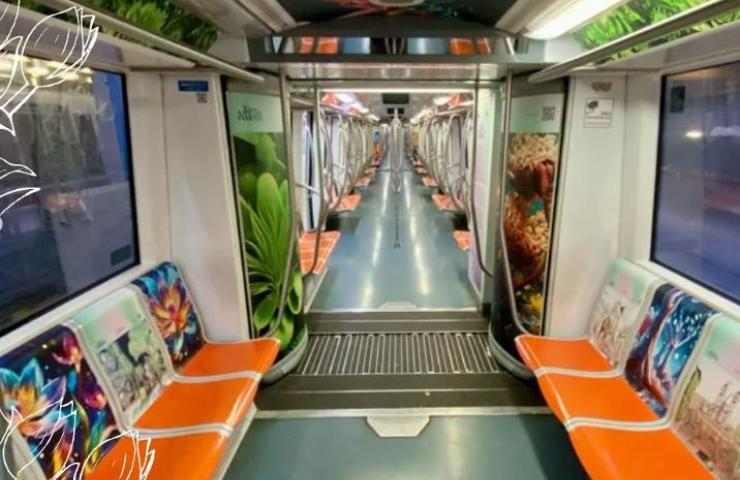 Treno nel segno dei fiori