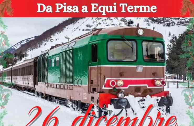 Presepe vivente Equi Terme treno storico Pisa