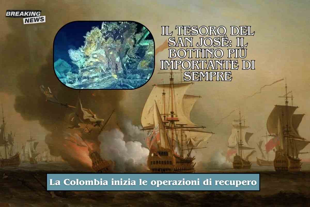 Un dipinto della distruzione della flotta spagnola