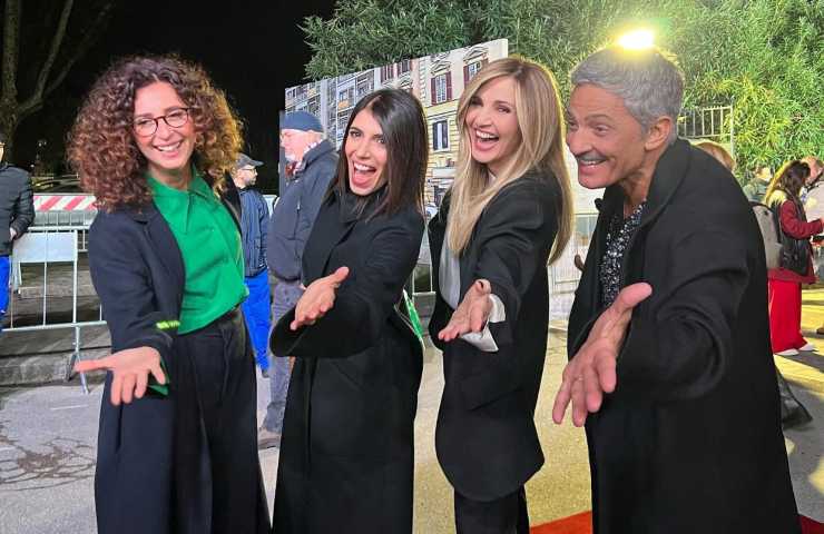 co-conduttori Sanremo, Giorgia, Teresa Mannino, Lorella Cuccarini e Fiorello