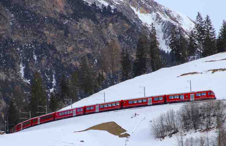 treno della neve roma 