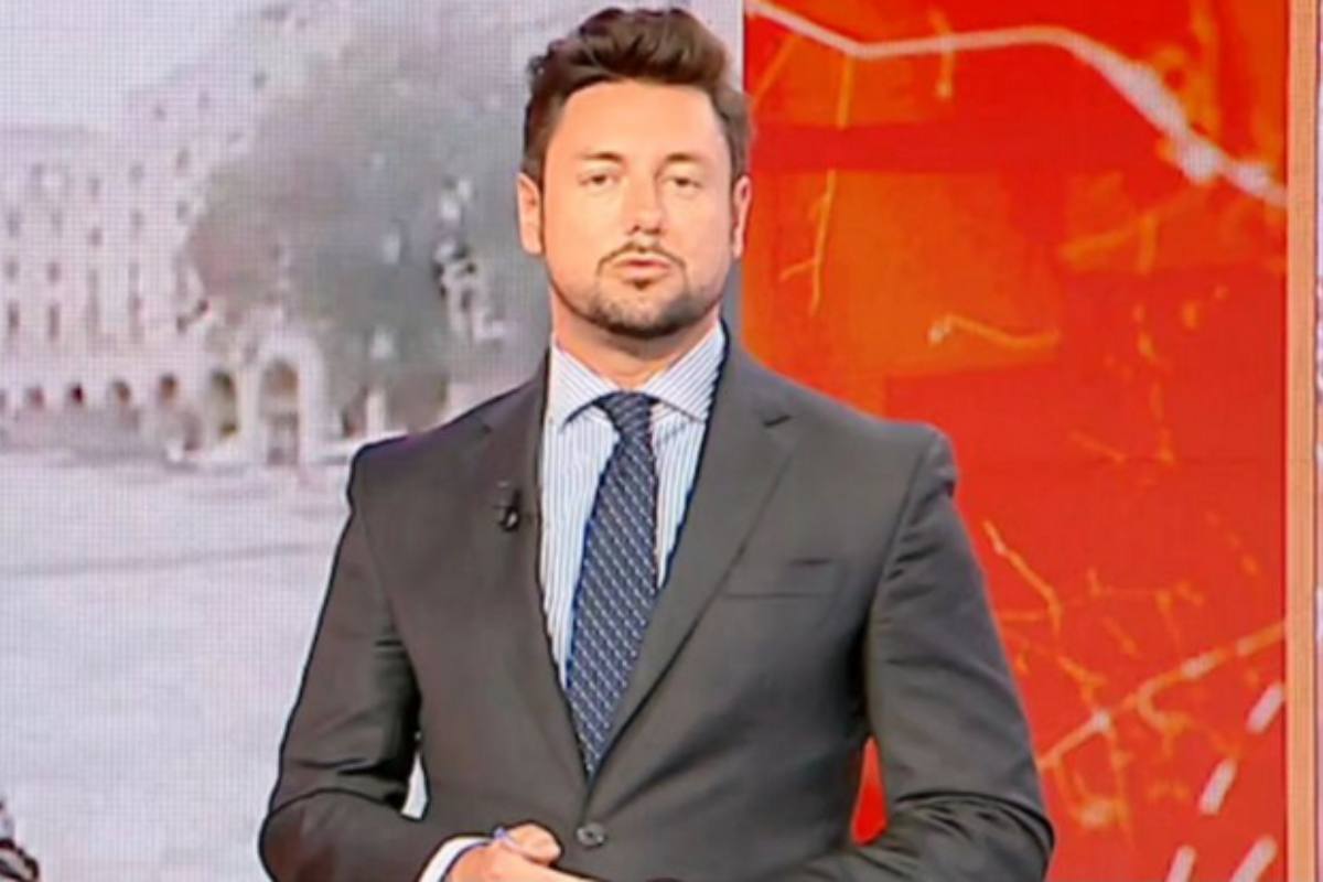 Andrea Giambruno in diretta tv