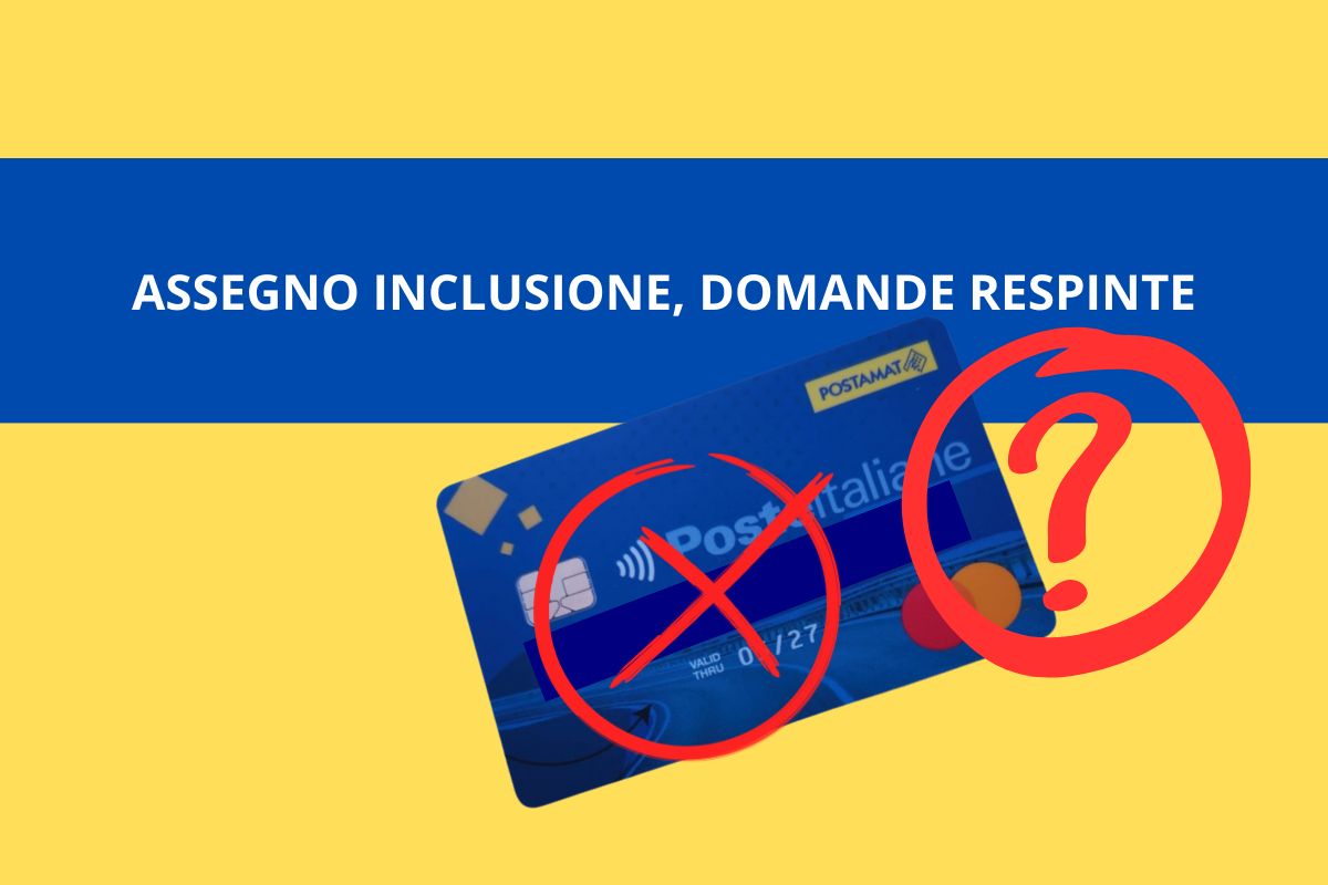 domande assegno inclusione respinte