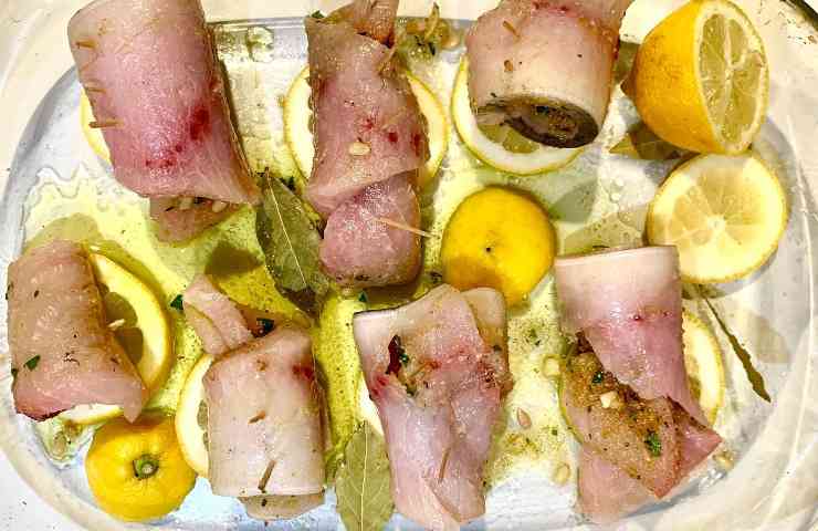 Involtini di pesce spada con limone