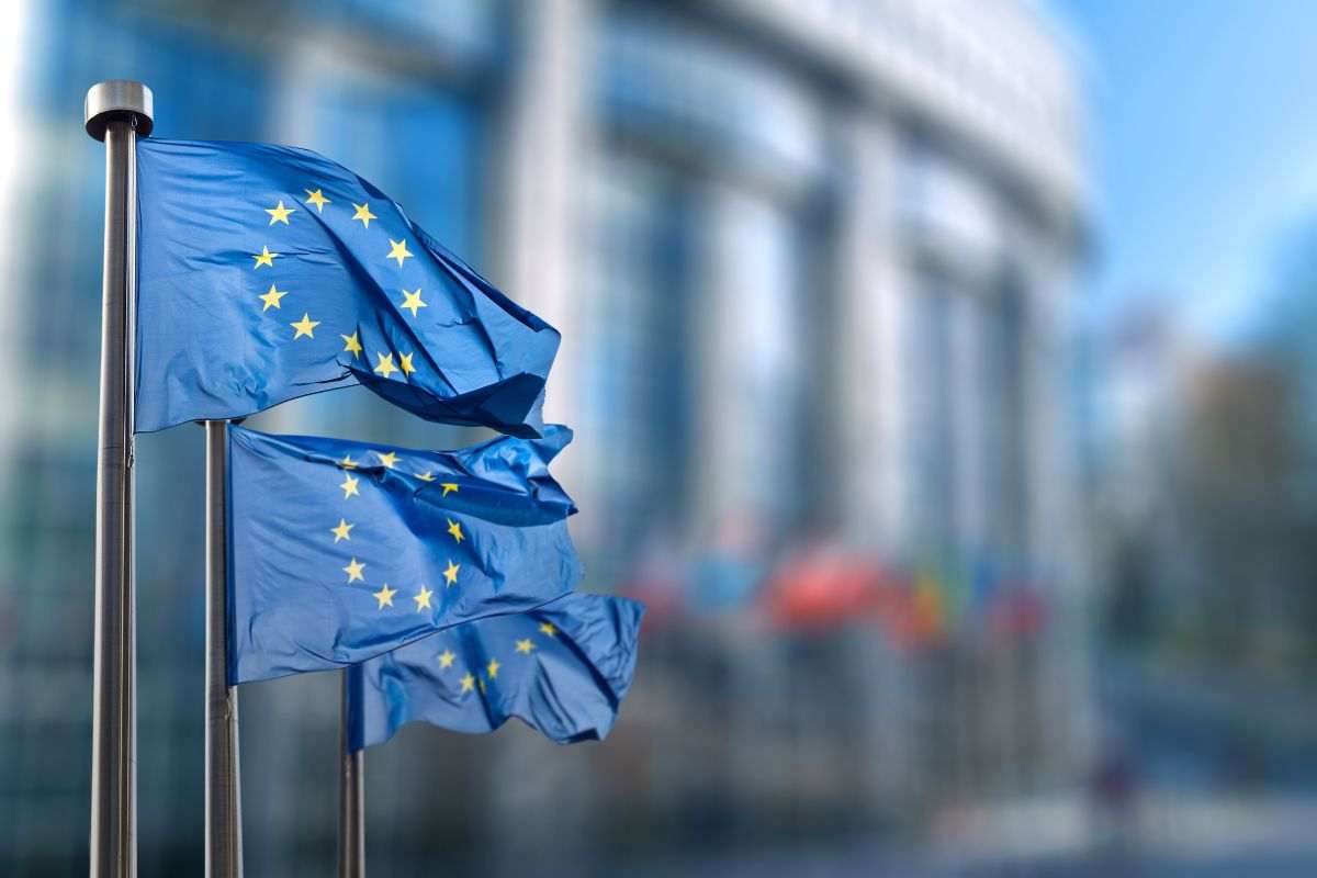 La bandiera della Comunità Europea