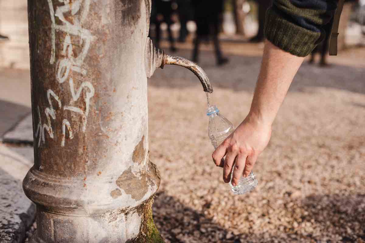 Fontana di Roma con acqua potabile