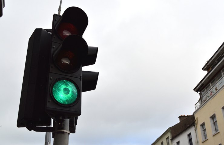 semaforo in strada