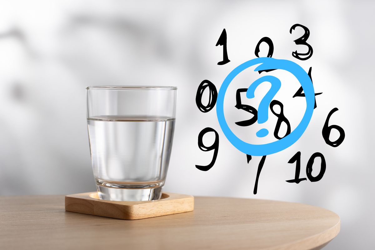 numero di bicchieri di acqua al giorno