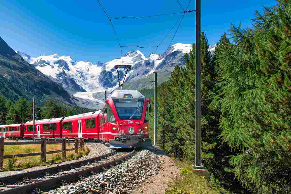 treno in viaggio